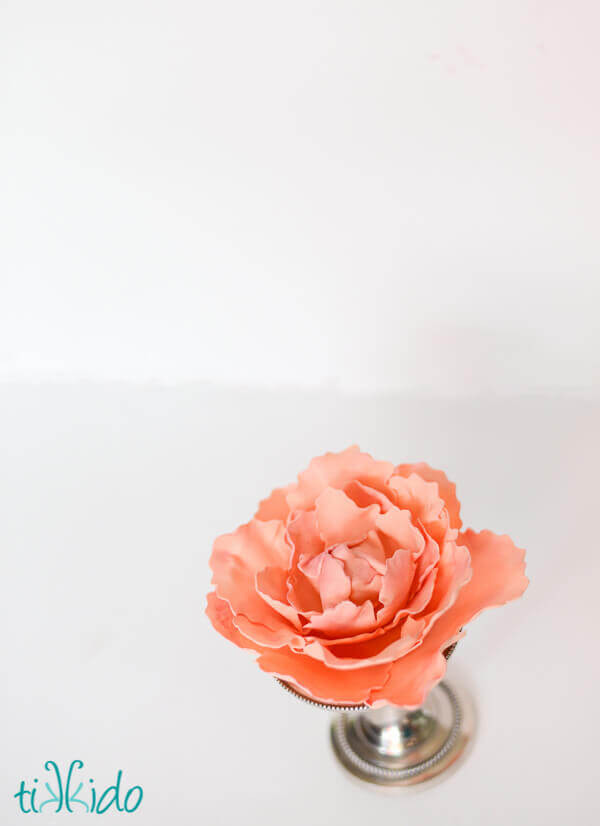 How to Make a Gumpaste Peony Without a Peony Cutter